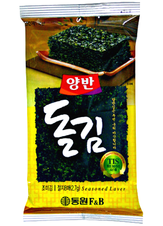 Snacki z alg morskich 3,5g - naturalne