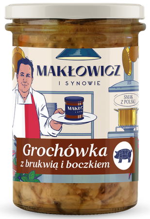 Grochówka z boczkiem i brukwią 500g - Makłowicz i Synowie