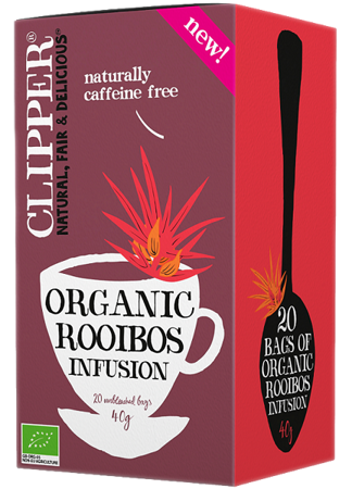 Herbatka Rooibos, ekologiczna 40g (20 x 2g) - Clipper