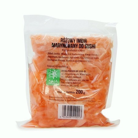 Imbir marynowany różowy 200g - Asia Foods