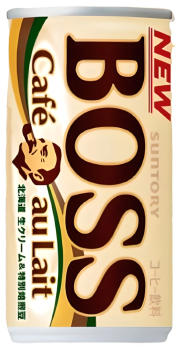 Kawa BOSS Cafe Au Lait z mlekiem i cukrem 185ml - Suntory