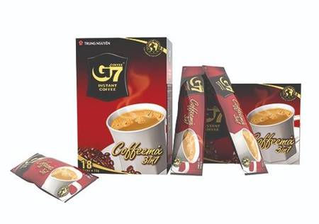 Kawa instant G7, saszetki 3w1 (18 x 16g) 288g - Trung Nguyen
