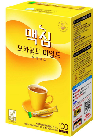 Kawa instant Maxim Mocha Gold Mild 3in1, 100 saszetek (1,2kg) - Dongseo