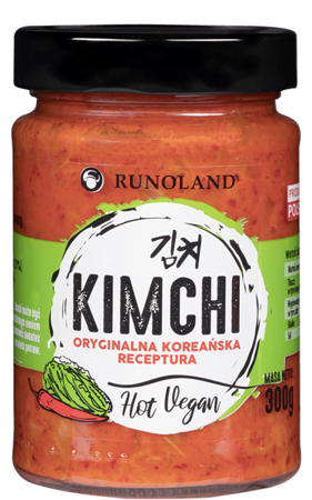 Kimchi Hot Vegan 300g - Runoland
