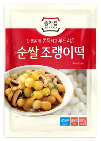 Kluski ryżowe do Tteokbokki, kuleczki 500g - Jongga