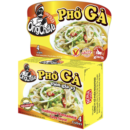 Kostki bulionowe PHO GA, drobiowe 75g - Ong ChaVa