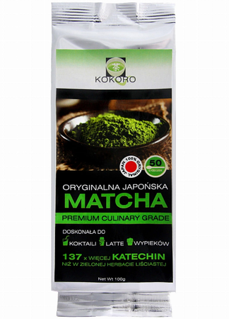 Matcha Kulinarna Premium, sproszkowana zielona herbata 100g - Maruka