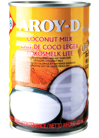 Mleko kokosowe Light (24%) w puszce 400ml - AROY-D