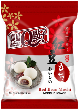 Mochi, ryżowe ciasteczka z czerwoną fasolą 120g - Royal Family