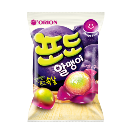 My Gummy Grape, żelki o smaku miąższu winogronowego (30% soku owocowego) 67g - Orion