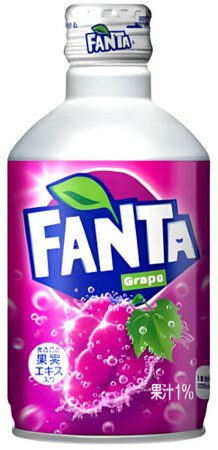 Napój gazowany winogronowy aluminiowa butelka 300ml - Fanta