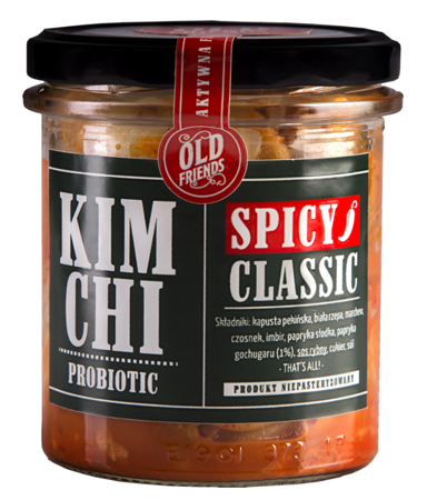 Old Friends KIMCHI Spicy Classic świeże, niepasteryzowane 300g