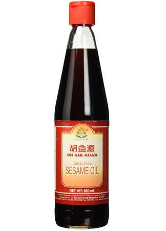 Olej sezamowy z prażonych ziaren 650ml - Oh Aik Guan