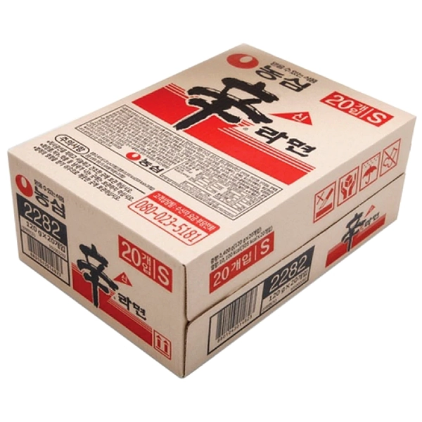 Oryginalna zupa Shin Ramyun, bardzo ostra 20 x 120g (cały karton) - Nongshim