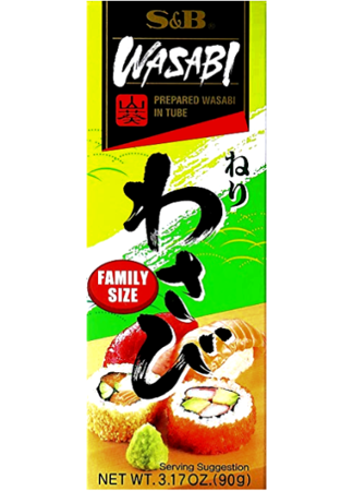 Pasta wasabi w dużej tubce 90g - S&B