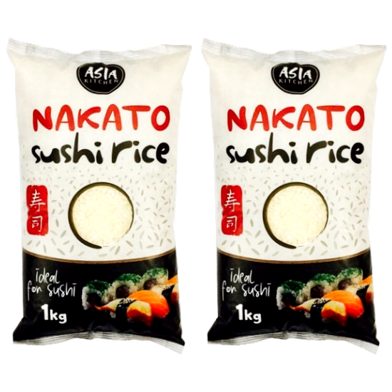 Ryż do sushi Nakato 2 x 1kg = 2kg - Asia Kitchen