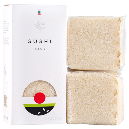 Ryż do sushi i kuchni japońskiej 1kg - Aron Rice