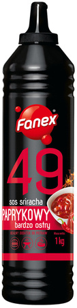 Sos sriracha paprykowy bardzo ostry 1kg - Fanex