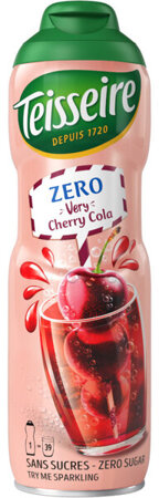 Syrop koncentrat wiśniowa cola Zero cukru 600ml - Teisseire