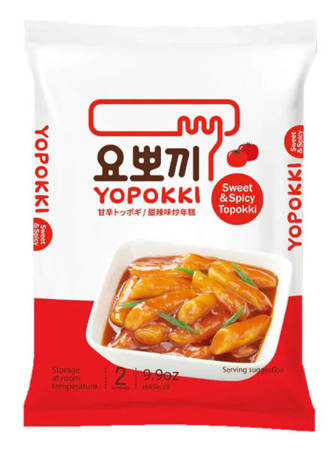 Yopokki, kluski ryżowe w słodko-pikantnym sosie 280g (2 x 140g) - Young Poong