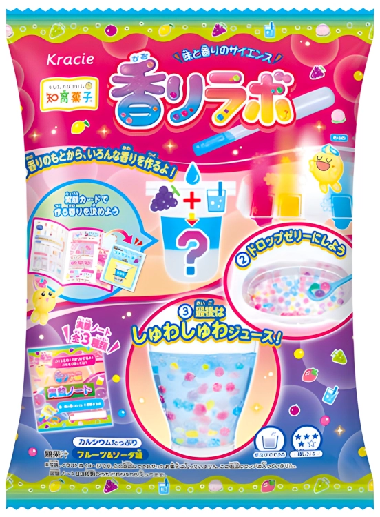 Zestaw DIY Popin Cookin Kaori Labo Flagrance Fuzzy Soda 18g - Kracie