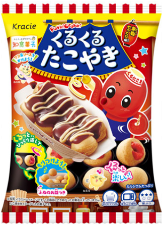 Zestaw DIY Popin Cookin Kuru Kuru Takoyaki 15g - Kracie