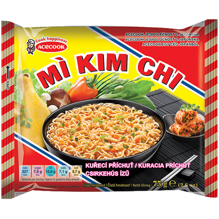 Zupa instant Mi Kim Chi o smaku kurczaka 75g - Acecook