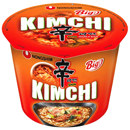 Zupa instant Shin Kimchi Ramyun, duża micha 112g - Nongshim