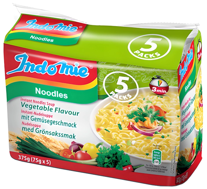 Zupa makaronowa instant o smaku warzywnym 5 x 75g - Indomie