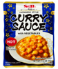 Gotowy sos curry z warzywami, ostry 210g - S&B