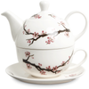 Zestaw do herbaty Tea For One, porcelanowy Sakura 400ml - Royal Tea